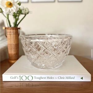 Elegant Clear Glass Bowl